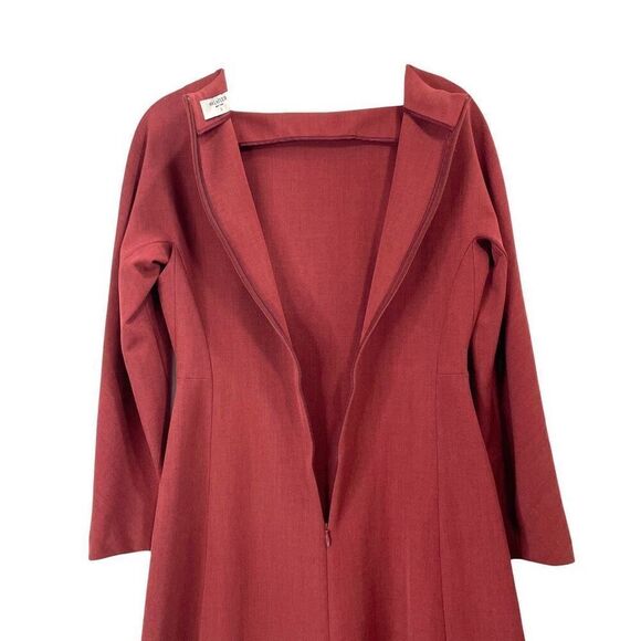 MM Lafleur‎ fit glare long sleeve dress Size 2 career classy modest - Picture 7 of 9